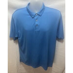 PGA Tour Men Large‎ Light Blue Polo Golf Shirt